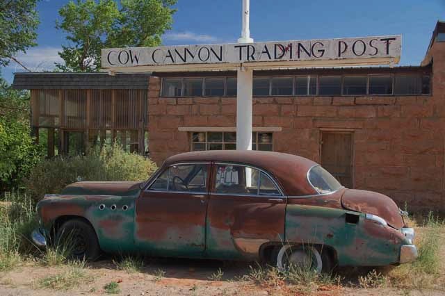 old Buick in Bluff, UT